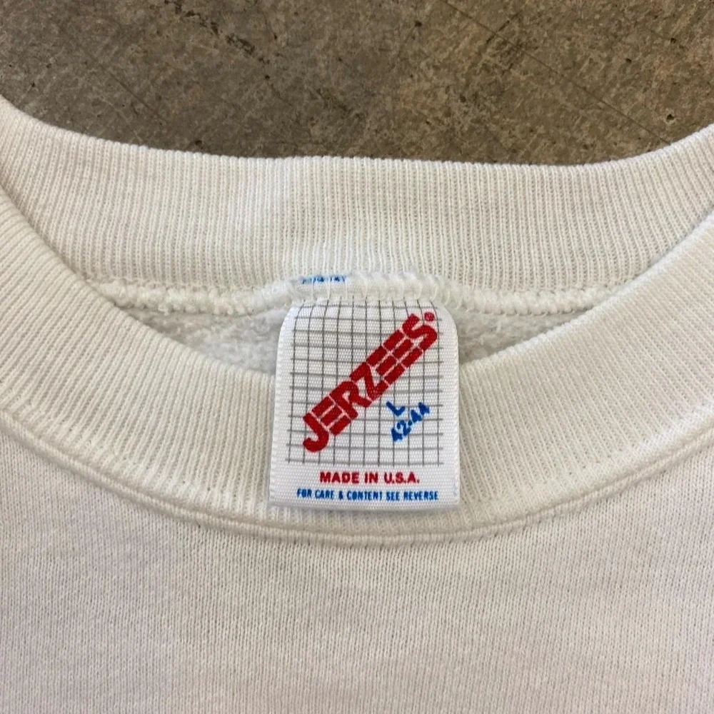 Vintage 90s Newport Beach California Jerzees Destination Crewneck Sweatshirt L